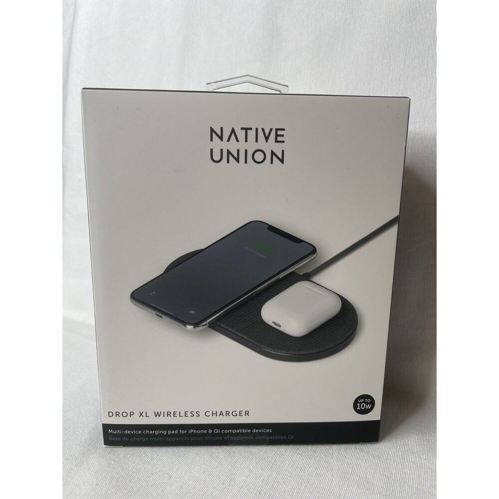 Native Union Drop XL Wireless Charger (Watch Edition) – Multi-Device Charging